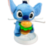 Stitch Plush Burger Keychain – Cute Disney-Inspired Lilo & Stitch Bag Charm – Kawaii Foodie Stitch Stuffed Toy Accessory