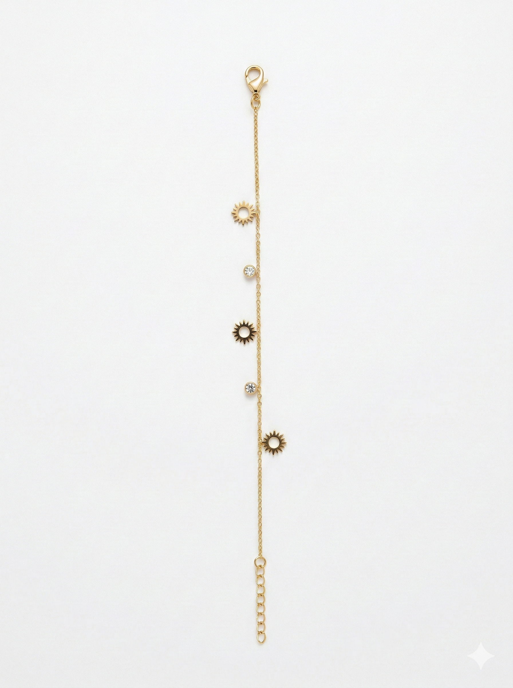 Celestial Two-Tone Mixed Metal Layered Bracelet