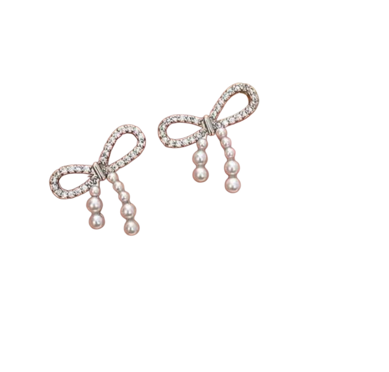 18K Gold-Plated Statement Ribbon Bow Earrings | Chunky High-Shine Metallic Studs