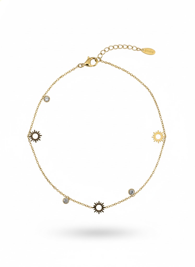 Celestial Two-Tone Mixed Metal Layered Bracelet - Image 3